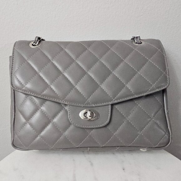 Handbags - Quilted Leather Shoulder Bag
